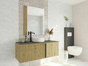 Miroir LED CANOPEE stri chne  droite - 70x90cm - Armoires de toilette et Accessoires - Salle de Bains & Sanitaire - GEDIMAT
