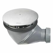Bonde pour receveur de douche avec dme JAMES 90 mm - chrom - Vidages - Plomberie - GEDIMAT