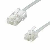 Cordon RJ45/RJ11 blanc - 1,80m - Fils - Cbles - Electricit & Eclairage - GEDIMAT