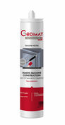 Mastic silicone neutre construction GEDIMAT PERFORMANCE PRO - 310ml - gris - Joints - Plomberie - GEDIMAT
