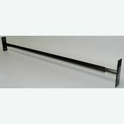 Barre de scurit tlescopique noir 99/188cm pour fentre 13/26cm - Quincaillerie de portes - Menuiserie & Amnagement - GEDIMAT