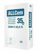 Ciment gris ALLCEM CEM II 32,5 R - sac de 35kg - Ciments - Chaux - Mortiers - Matriaux & Construction - GEDIMAT