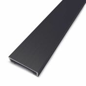 Listel alu black bross 30 x 8 mm - 2.5 m - Carrelages murs - Revtement Sols & Murs - GEDIMAT