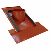 Embase brique 48  70% pour tuile universelle avec kit d'tanchit rouge - Sorties de toit - Couverture & Bardage - GEDIMAT