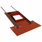 Embase brique 85  100% pour tuile universelle avec kit d'tanchit rouge - Sorties de toit - Couverture & Bardage - GEDIMAT