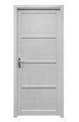 Bloc-porte ROCK bois exotique  peindre Hui.92 mm - 204 x 83 cm - droit poussant - Portes d'intrieur - Menuiserie & Amnagement - GEDIMAT