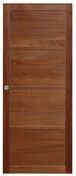 Porte coulissante ROCK bois exotique acajou - 204 x 83 cm - serrure  condamnation - Portes d'intrieur - Menuiserie & Amnagement - GEDIMAT