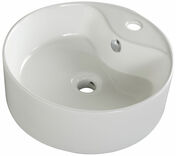 Vasque  poser TABIA  41 cm H14, 5 cm - blanc - Vasques - Plans vasques - Salle de Bains & Sanitaire - GEDIMAT