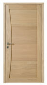 Bloc-porte pleine MISTRAL DESIGN chne ultra mat bross Hui.72 mm - 204 x 93 cm - droit poussant - Serrure magntique - Portes d'intrieur - Menuiserie & Amnagement - GEDIMAT