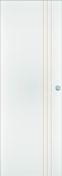 Porte coulissant alvolaire VERTI grave  peindre - 204 x 73 cm - tire-doigt - Portes d'intrieur - Menuiserie & Amnagement - GEDIMAT