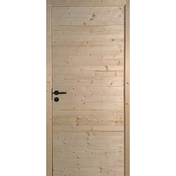 Bloc-porte pleine VERCORS pica brut hui.72 mm - 204 x 93 cm - rversible - Portes d'intrieur - Menuiserie & Amnagement - GEDIMAT