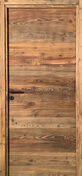 Bloc-porte me pleine MEGEVE vieux bois hui.72 mm - 204 x 83 cm - rversible - Portes d'intrieur - Menuiserie & Amnagement - GEDIMAT