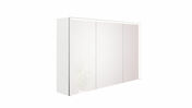 Armoire de toilette LED DIVINE 3 portes - 120 x 62 x 18 cm - blanc brillant - Armoires de toilette et Accessoires - Salle de Bains & Sanitaire - GEDIMAT