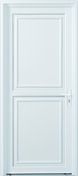 Porte d'entre PVC MYKONOS blanc dormant 60mm - 215 x 90 cm - gauche poussant - Portes d'entre - Menuiserie & Amnagement - GEDIMAT