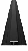 Profil de liaison VIPANEL - 2,55 m - noir - Revtements dcoratifs, lambris - Menuiserie & Amnagement - GEDIMAT