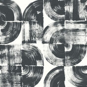 Papier peint TWIST BROSSE - 10.05 m x 0.52 m - noir - Cuisine noir et blanc - Tendances Noir et Blanc - Gedimat.fr