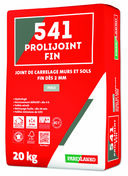 Joint de carrelage mur et sol 541 PROLIJOINT FIN - sac de 20 kg - gris perle - Gedimat.fr