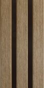 Bardage faux claire-voie WEO 35 bois composite - 33 x 140 mm L.3,90 m - Teak - Clins - Bardages - Revtement Sols & Murs - GEDIMAT