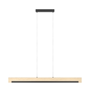 Suspension CAMACHO led 25.5W - noir et bois - Spoterie et Luminaire - Electricit & Eclairage - GEDIMAT