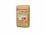Laine de roche  pandre LE FLOCON 3 - sac de 15 kg - Toiture - Combles - Isolation & Cloison - GEDIMAT