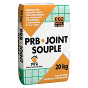 Joint souple gris moyen PRB A58 - sac de 20 kg - Colles - Joints - Revtement Sols & Murs - GEDIMAT